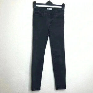 Madewell Skinny Skinny Washed Black Jeans sz 27